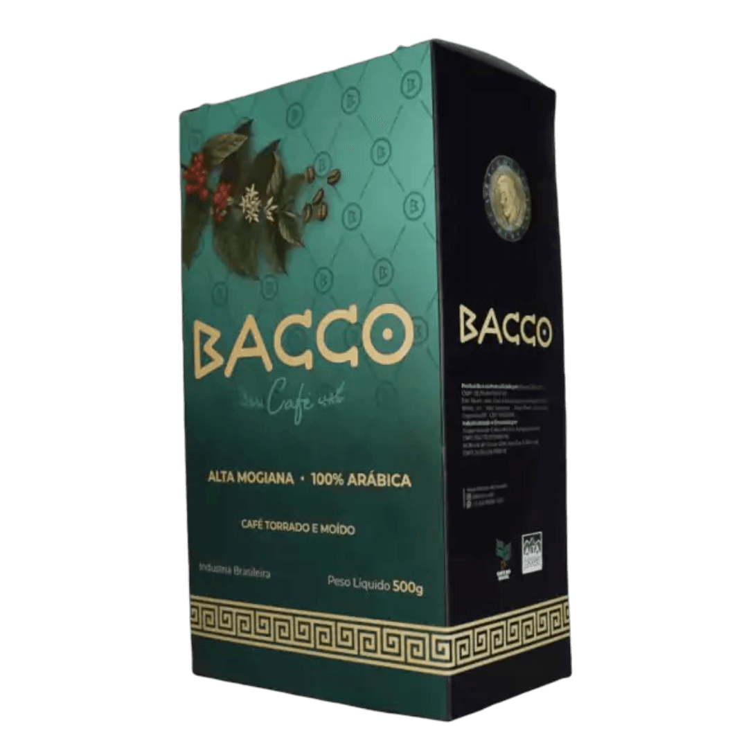 Bacco Café moído e torrado 500g 100% arábica Alta Mogiana