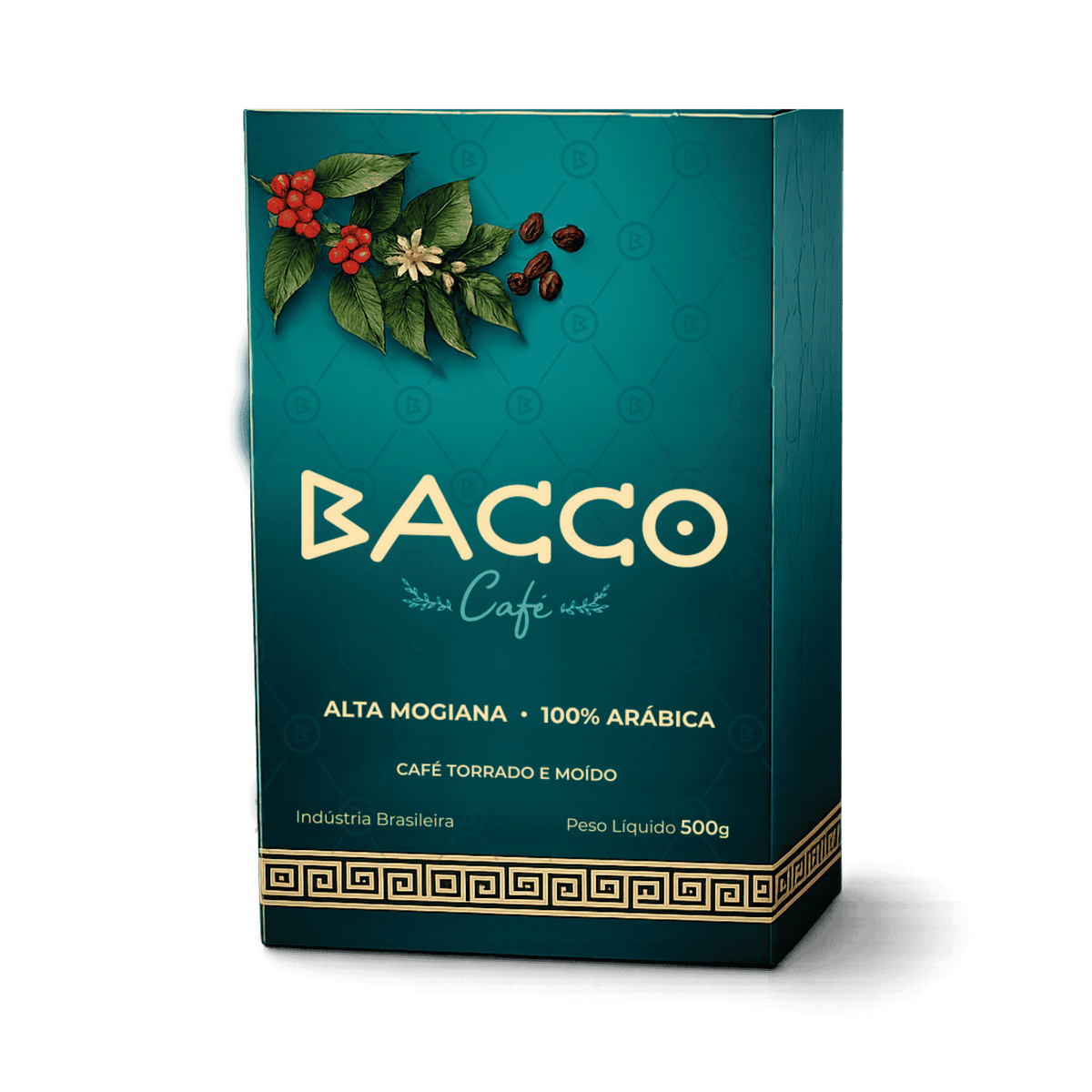 Bacco Café moído e torrado 500g 100% arábica Alta Mogiana