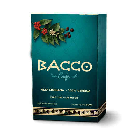 Bacco Café moído e torrado 500g 100% arábica Alta Mogiana