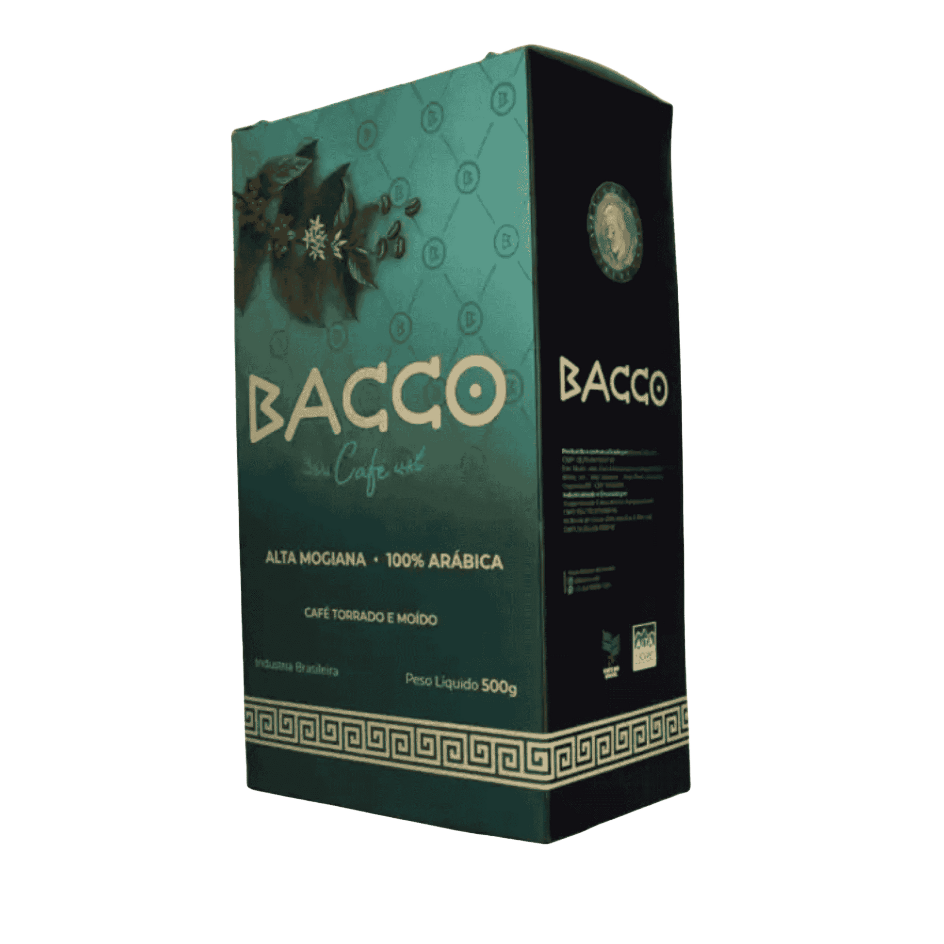 Bacco Café moído e torrado 500g 100% arábica Alta Mogiana