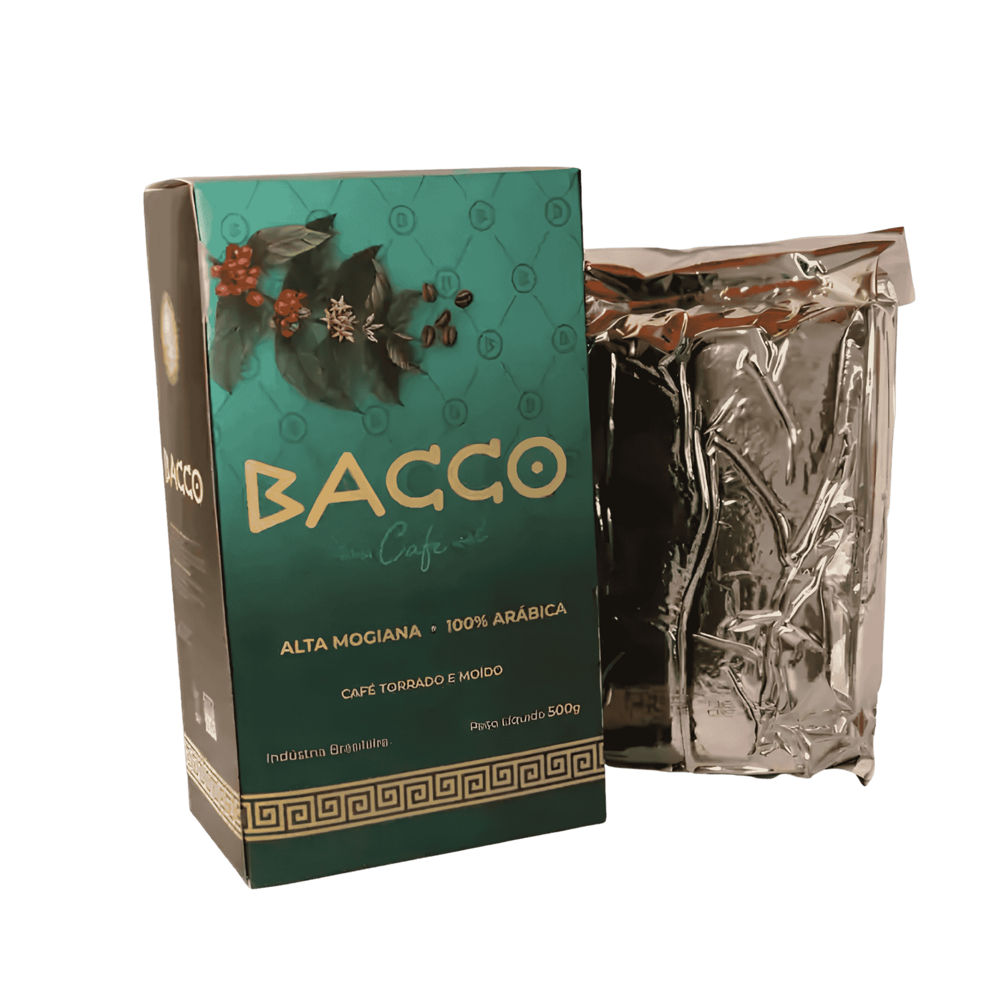 Bacco Café moído e torrado 500g 100% arábica Alta Mogiana