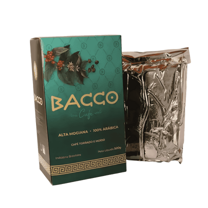 Bacco Café moído e torrado 500g 100% arábica Alta Mogiana
