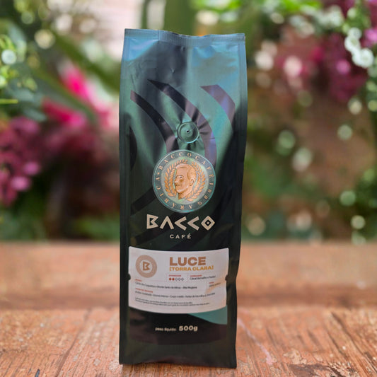 Café Bacco Luce Torra Clara em Grãos 500g