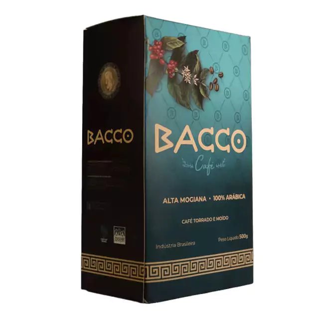 Bacco Café moído e torrado 500g 100% arábica Alta Mogiana