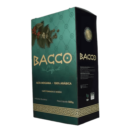 Bacco Café moído e torrado 500g 100% arábica Alta Mogiana